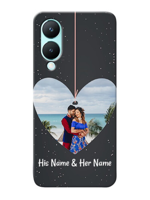 Custom Vivo Y28 5G custom phone cases: Hanging Heart Design