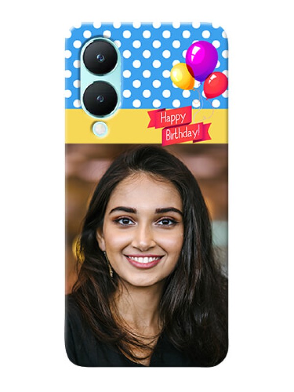 Custom Vivo Y28 5G custom mobile back covers: Happy Birthday Design