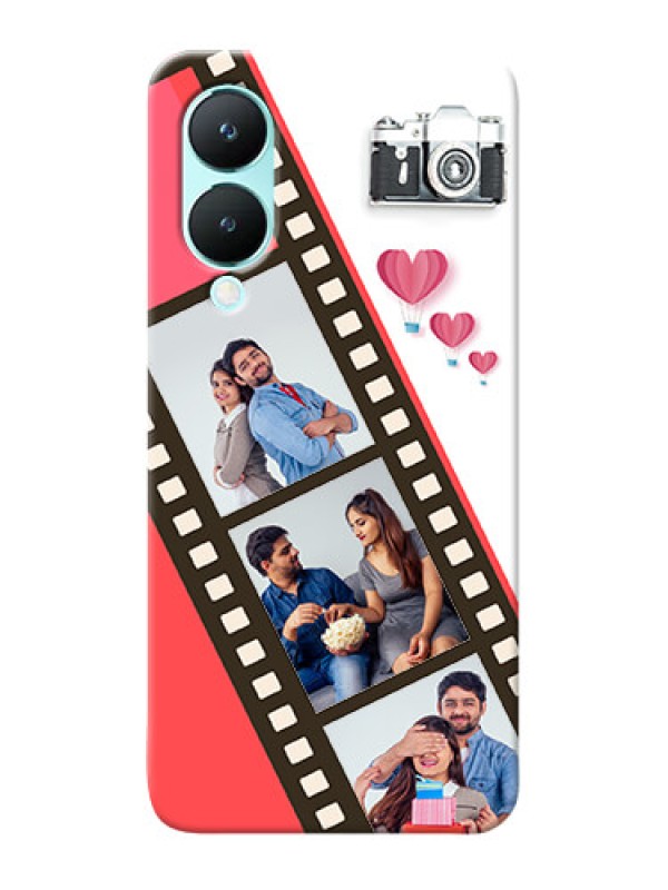 Custom Vivo Y28 5G custom phone covers: 3 Image Holder with Film Reel