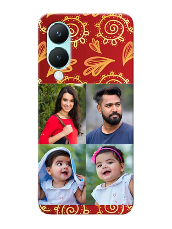 Custom Vivo Y28 5G Mobile Phone Cases: 4 Image Traditional Design