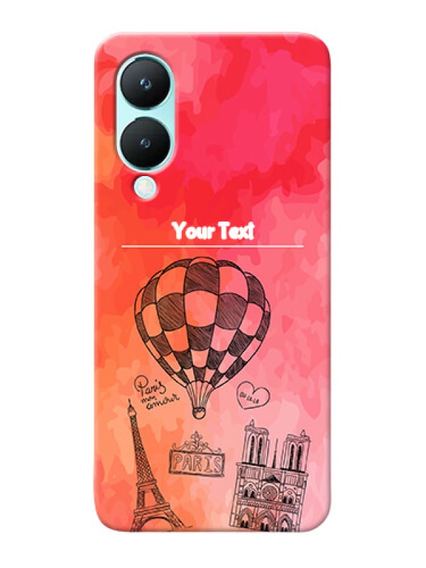 Custom Vivo Y28 5G Personalized Mobile Covers: Paris Theme Design