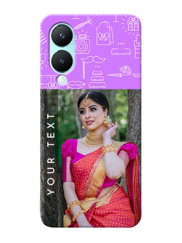 Custom Vivo Y28 5G Personalized Phone Cases: Birthday Icons Design