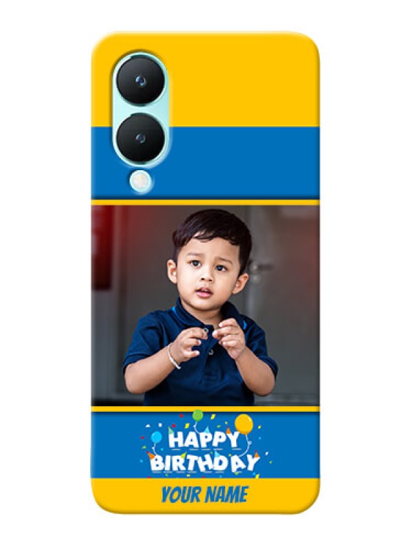 Custom Vivo Y28 5G Mobile Back Covers Online: Birthday Wishes Design