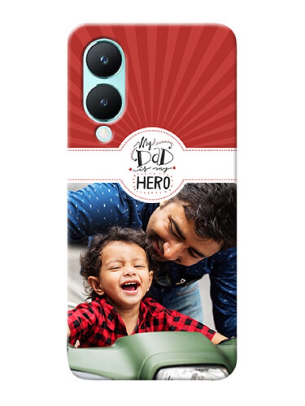 Custom Vivo Y28 5G custom mobile phone cases: My Dad Hero Design