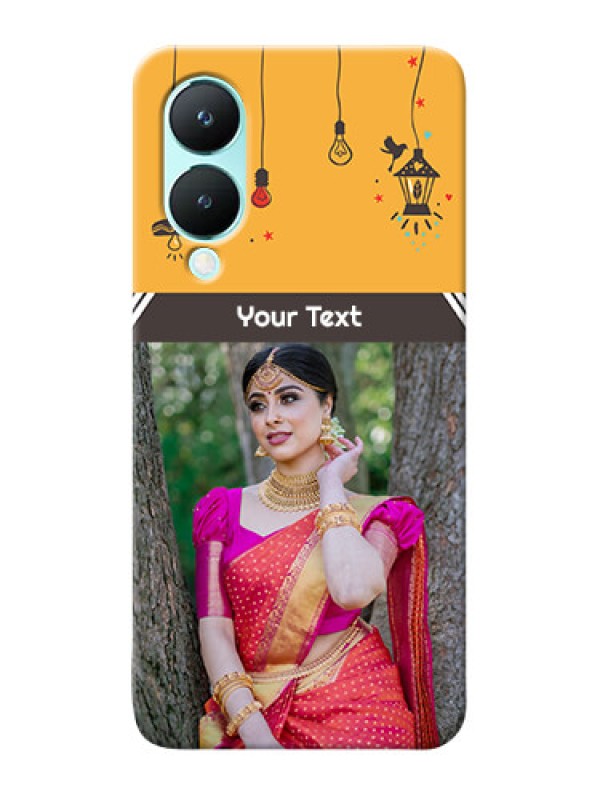 Custom Vivo Y28 5G custom back covers with Family Picture and Icons