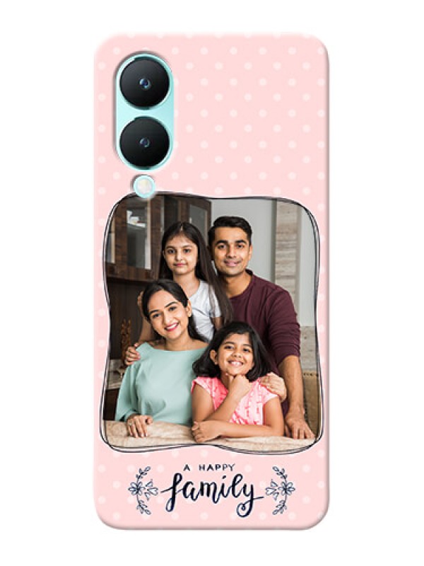 Custom Vivo Y28 5G Personalized Phone Cases: Family with Dots Design