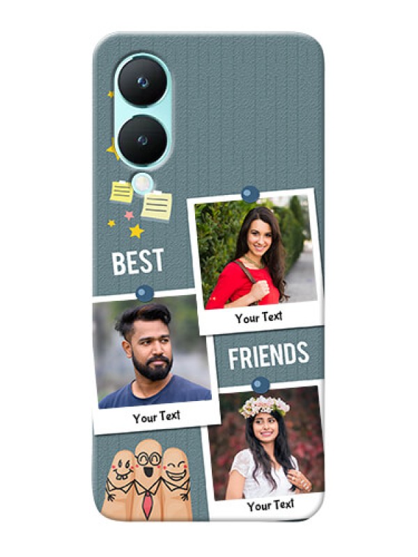 Custom Vivo Y28 5G Mobile Cases: Sticky Frames and Friendship Design