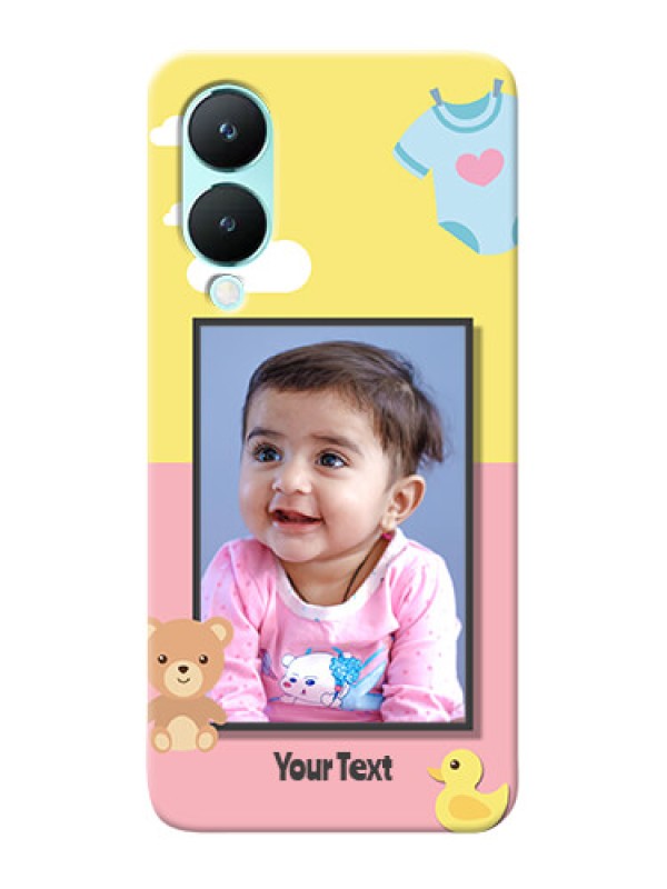 Custom Vivo Y28 5G Back Covers: Kids 2 Color Design
