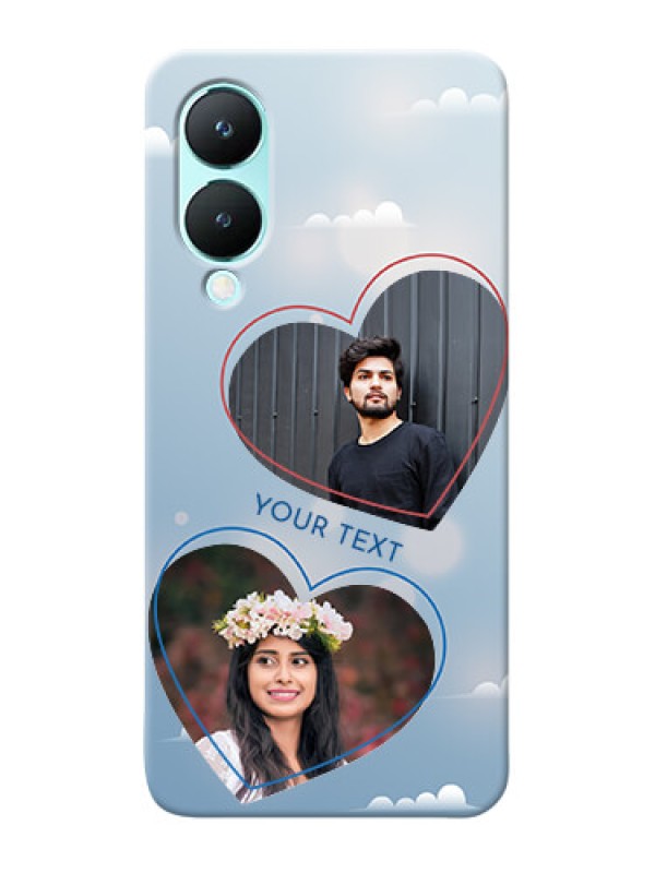 Custom Vivo Y28 5G Phone Cases: Blue Color Couple Design
