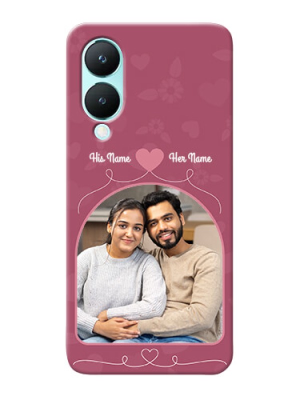 Custom Vivo Y28 5G mobile phone covers: Love Floral Design