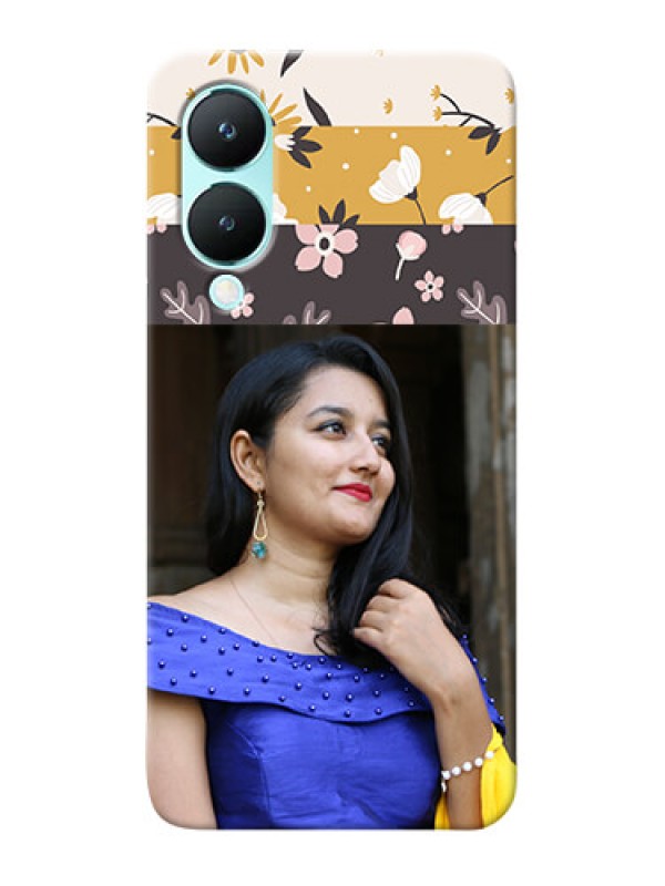 Custom Vivo Y28 5G mobile cases online: Stylish Floral Design