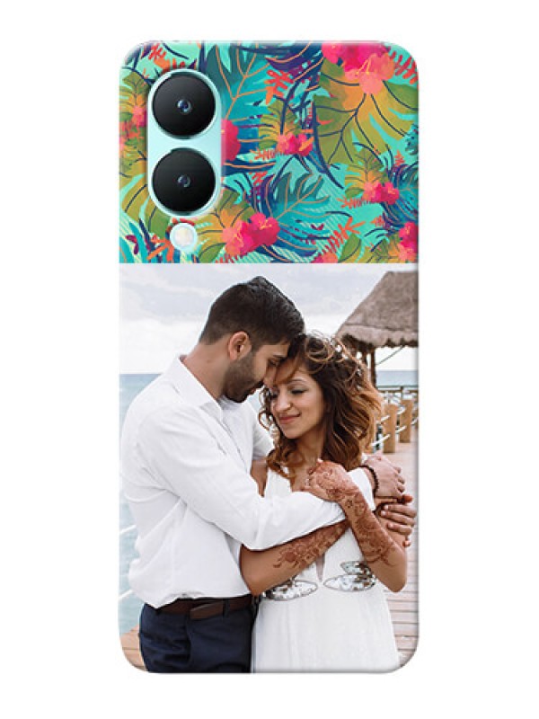 Custom Vivo Y28 5G Personalized Phone Cases: Watercolor Floral Design