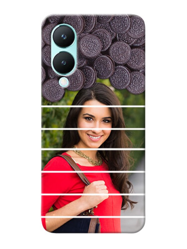 Custom Vivo Y28 5G Custom Mobile Covers with Oreo Biscuit Design