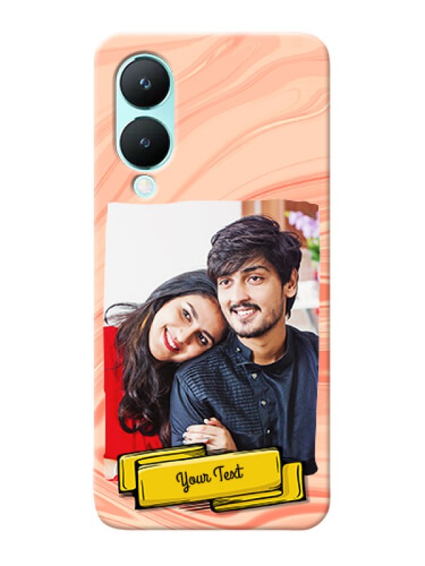 Custom Vivo Y28 5G Customized Phone Cases: Marble Texture Design