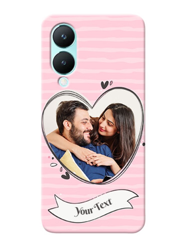 Custom Vivo Y28 5G custom mobile phone covers: Vintage Heart Design