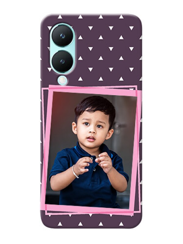 Custom Vivo Y28 5G Phone Cases: Triangle Pattern Dotted Design