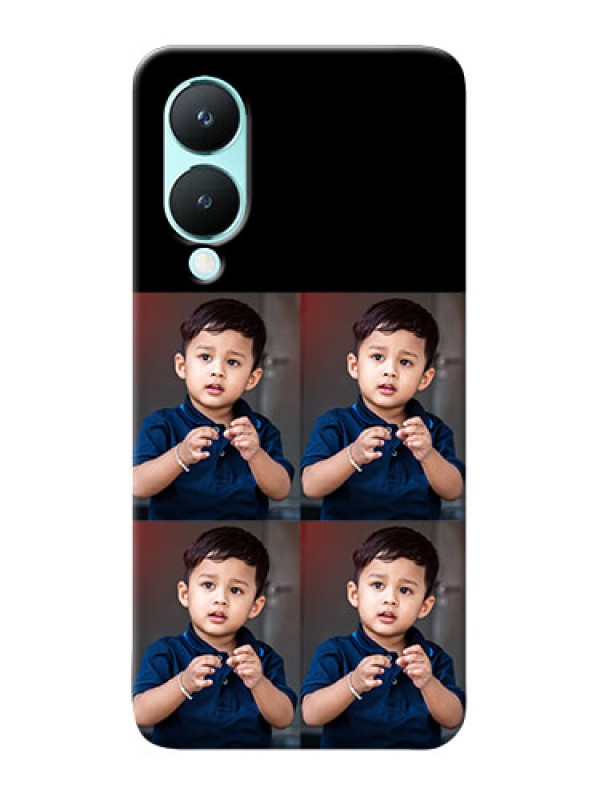 Custom Vivo Y28 5G 4 Image Holder on Mobile Cover