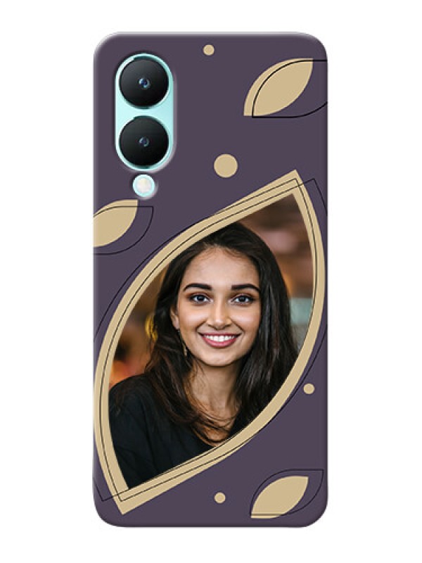 Custom Vivo Y28 5G Custom Mobile Case with Falling Leaf Design