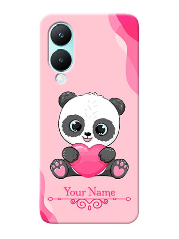 Custom Vivo Y28 5G Custom Mobile Case with Cute Panda Design