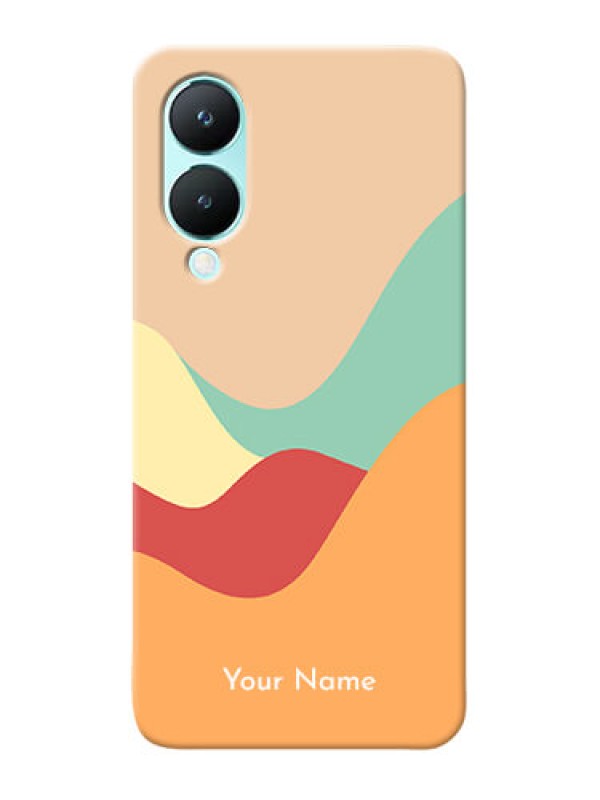 Custom Vivo Y28 5G Personalized Phone Case with Ocean Waves Multiwithcolour Design