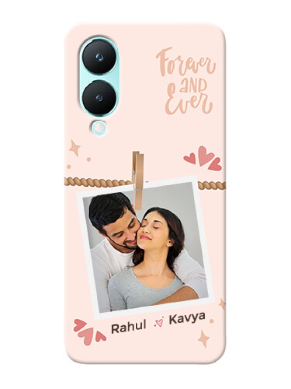 Custom Vivo Y28 5G Custom Phone Case with Forever and ever love Design
