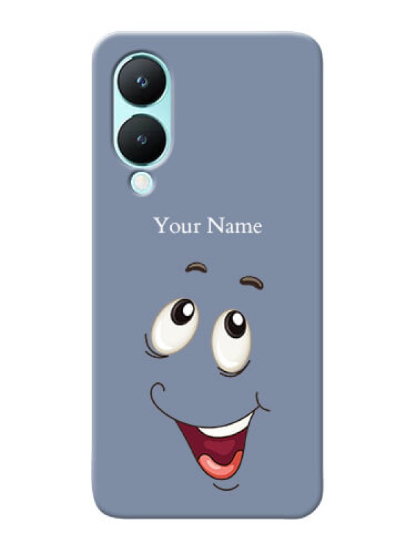 Custom Vivo Y28 5G Photo Printing on Case with Laughing Cartoon Face Design