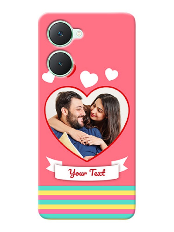Custom Vivo Y28e 5G Personalised mobile covers: Love Doodle Design