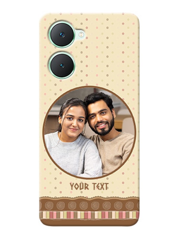 Custom Vivo Y28e 5G Mobile Cases: Brown Dotted Mobile Case Design