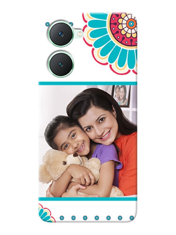 Custom Vivo Y28e 5G custom mobile phone cases: Flower Design