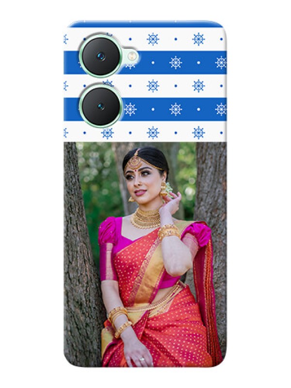 Custom Vivo Y28e 5G custom mobile covers: Snow Pattern Design