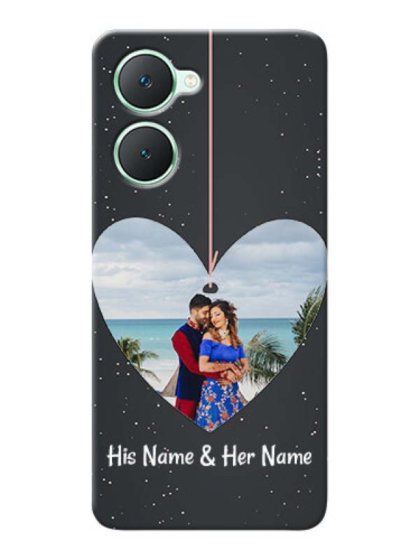 Custom Vivo Y28e 5G custom phone cases: Hanging Heart Design