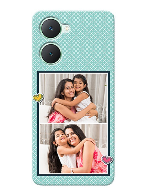 Custom Vivo Y28e 5G Custom Phone Cases: 2 Image Holder with Pattern Design