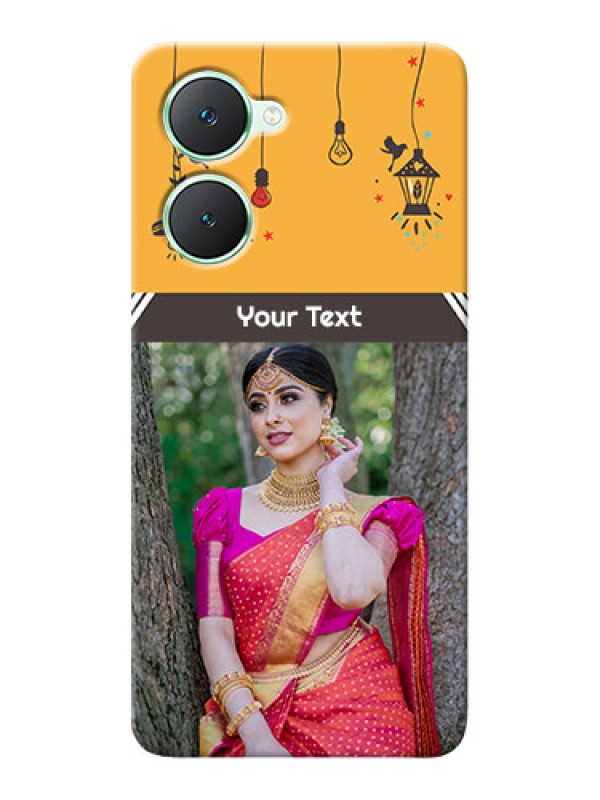 Custom Vivo Y28e 5G custom back covers with Family Picture and Icons