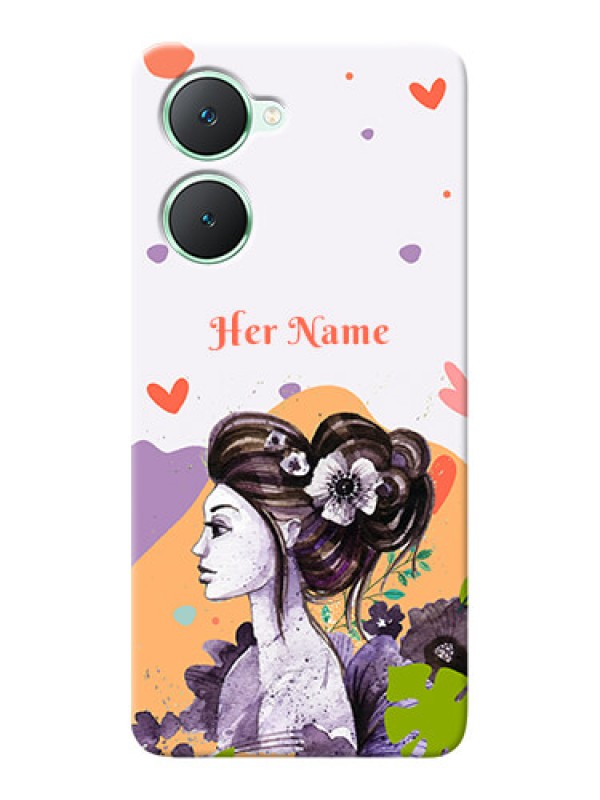 Custom Vivo Y28e 5G Personalized Phone Case with Woman And Nature Design