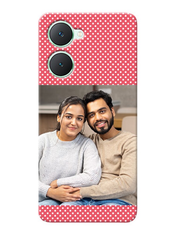 Custom Vivo Y28s 5G Custom Mobile Case with White Dotted Design