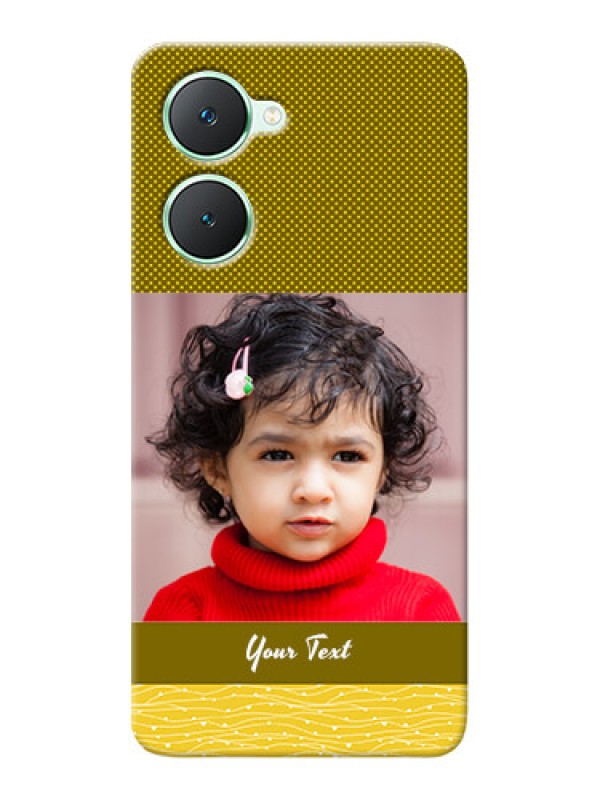 Custom Vivo Y28s 5G custom mobile back covers: Simple Green Color Design