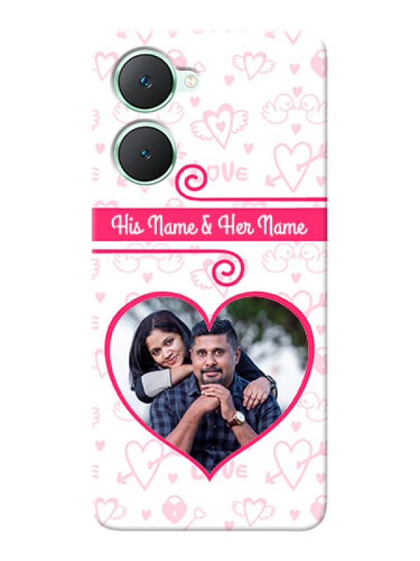 Custom Vivo Y28s 5G Personalized Phone Cases: Heart Shape Love Design