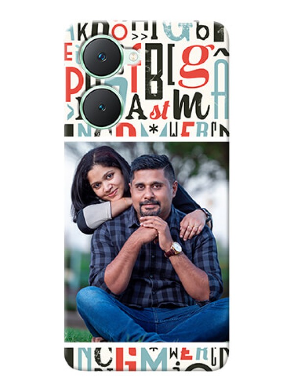 Custom Vivo Y28s 5G custom mobile phone covers: Alphabet Design