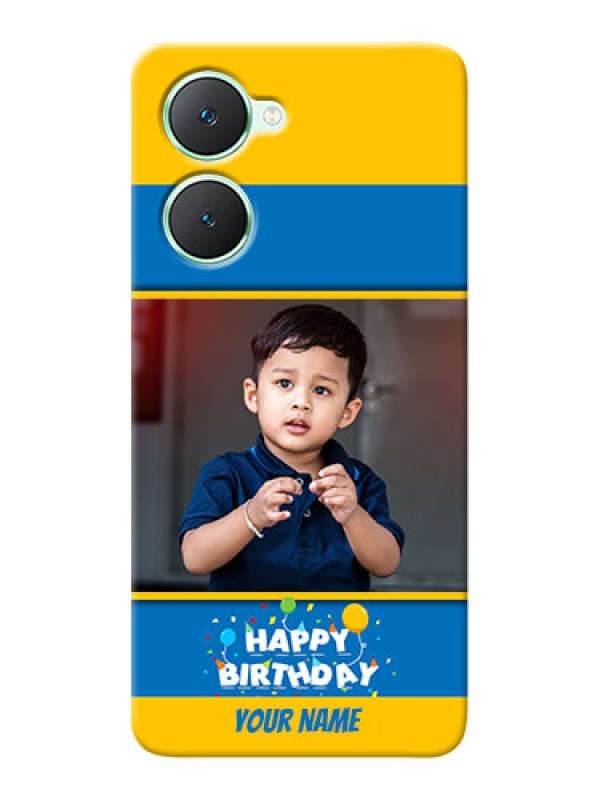 Custom Vivo Y28s 5G Mobile Back Covers Online: Birthday Wishes Design
