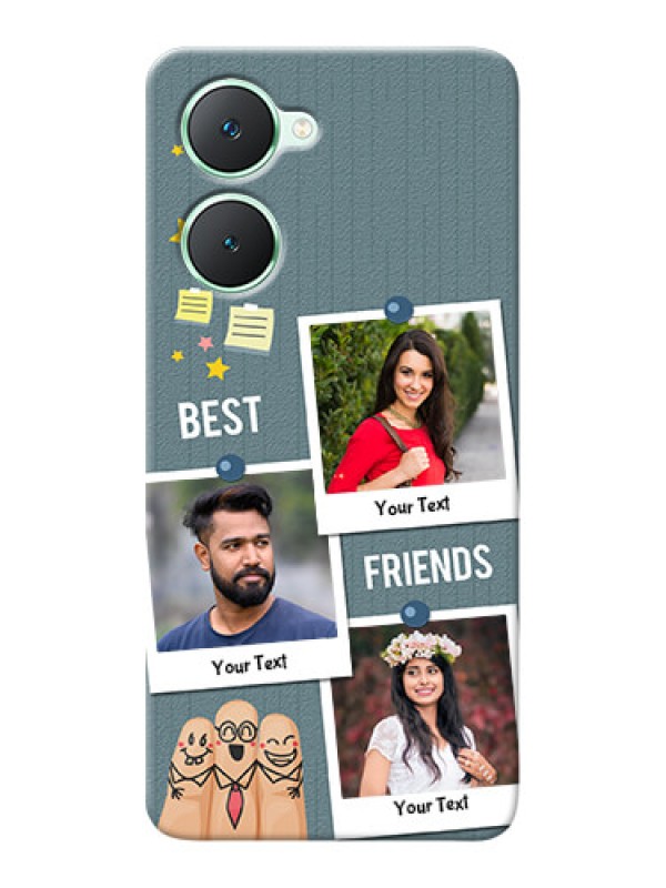 Custom Vivo Y28s 5G Mobile Cases: Sticky Frames and Friendship Design