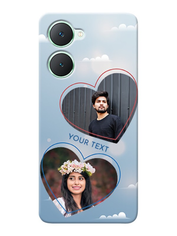 Custom Vivo Y28s 5G Phone Cases: Blue Color Couple Design