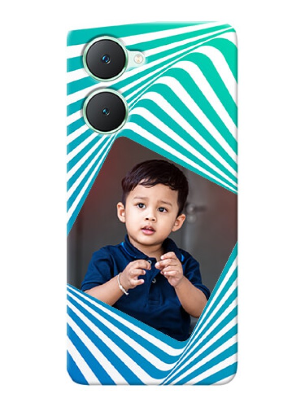 Custom Vivo Y28s 5G Personalised Mobile Covers: Abstract Spiral Design