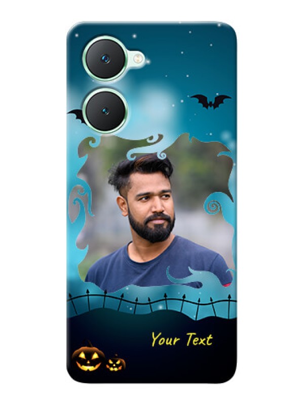 Custom Vivo Y28s 5G Personalised Phone Cases: Halloween frame design