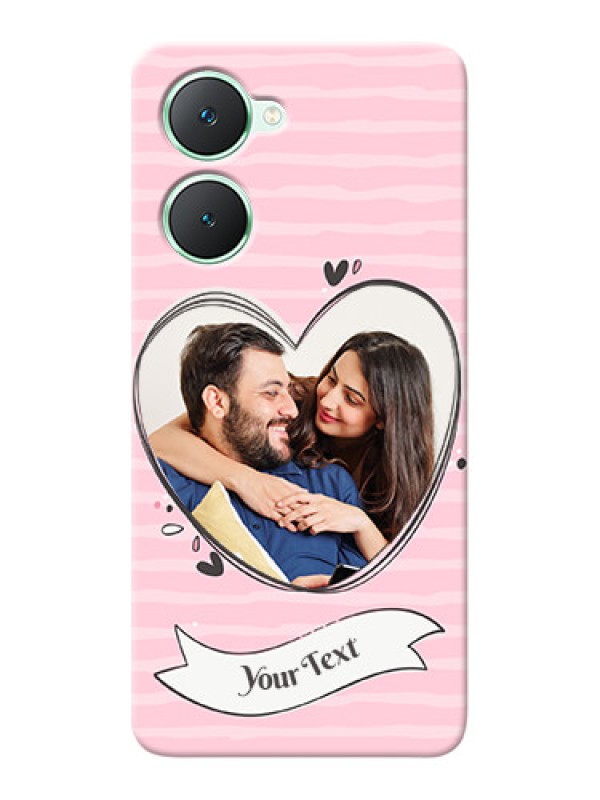 Custom Vivo Y28s 5G custom mobile phone covers: Vintage Heart Design