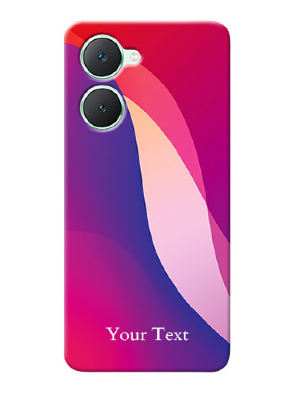 Custom Vivo Y28s 5G Personalized Phone Case with Digital abstract Overlap Design