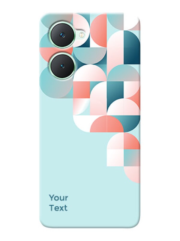 Custom Vivo Y28s 5G Custom Phone Case with Stylish Semicircle Pattern Design
