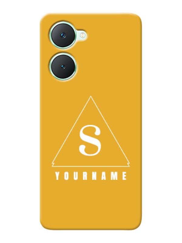 Custom Vivo Y28s 5G Personalized Phone Case with simple triangle Design