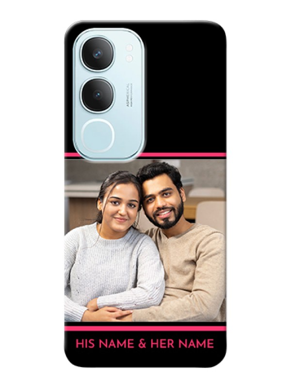 Custom Vivo Y29 5G Custom Hard Phone Case - With Add Text Design