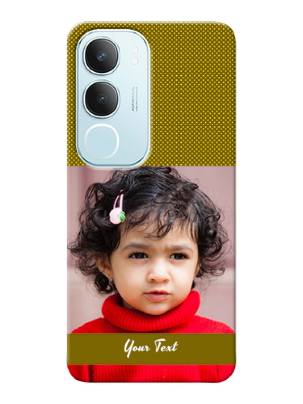 Custom Vivo Y29 5G Custom Hard Phone Case - Simple Green Color Design