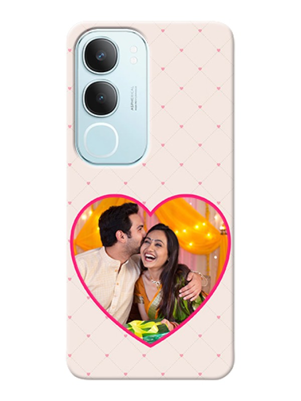 Custom Vivo Y29 5G Custom Hard Phone Case - Heart Shape Design